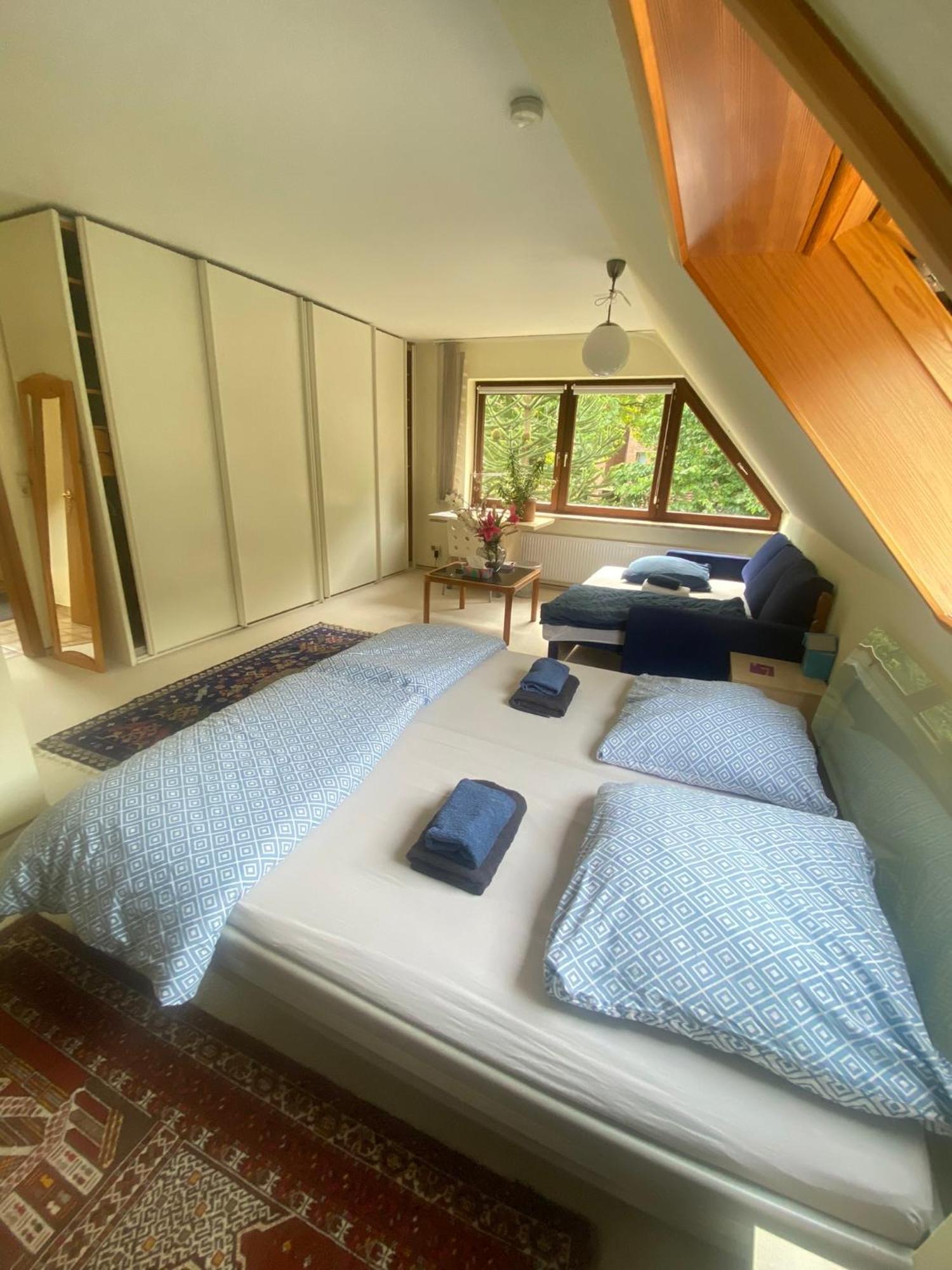 Gartenblick-Oase: Obergeschosswohnung In 함브루크 외부 사진