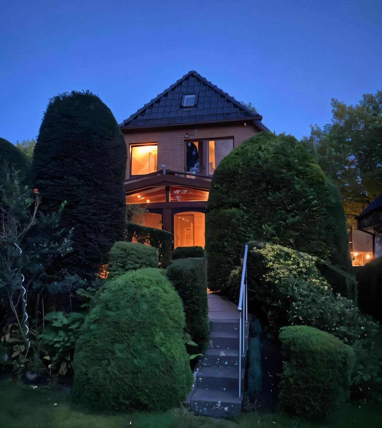 Gartenblick-Oase: Obergeschosswohnung In 함브루크 외부 사진