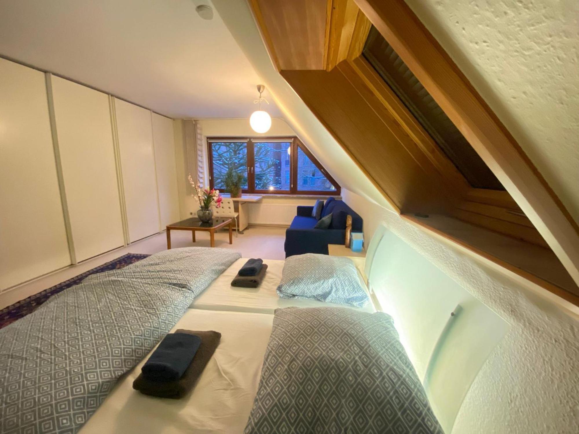Gartenblick-Oase: Obergeschosswohnung In 함브루크 외부 사진